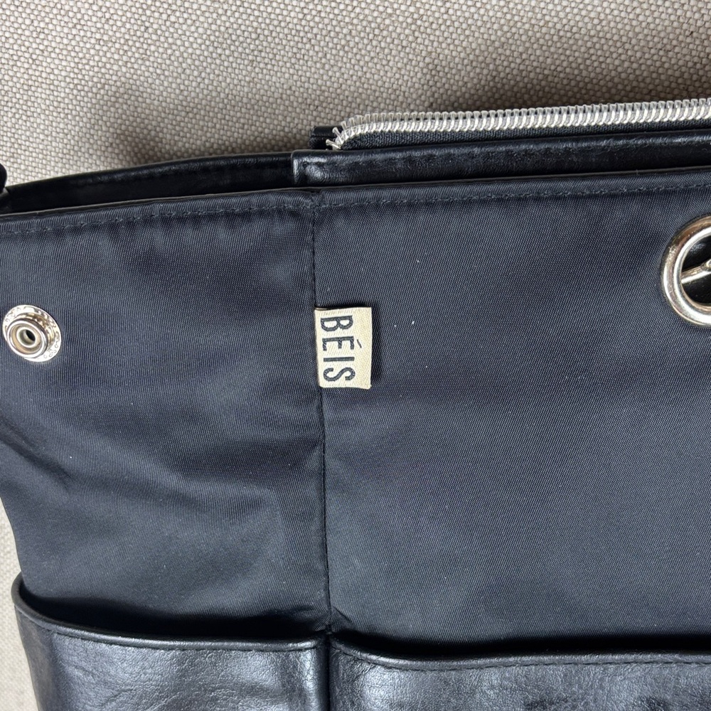 Beis > Black Chain Strap Diaper Bag - Picture 2 of 8